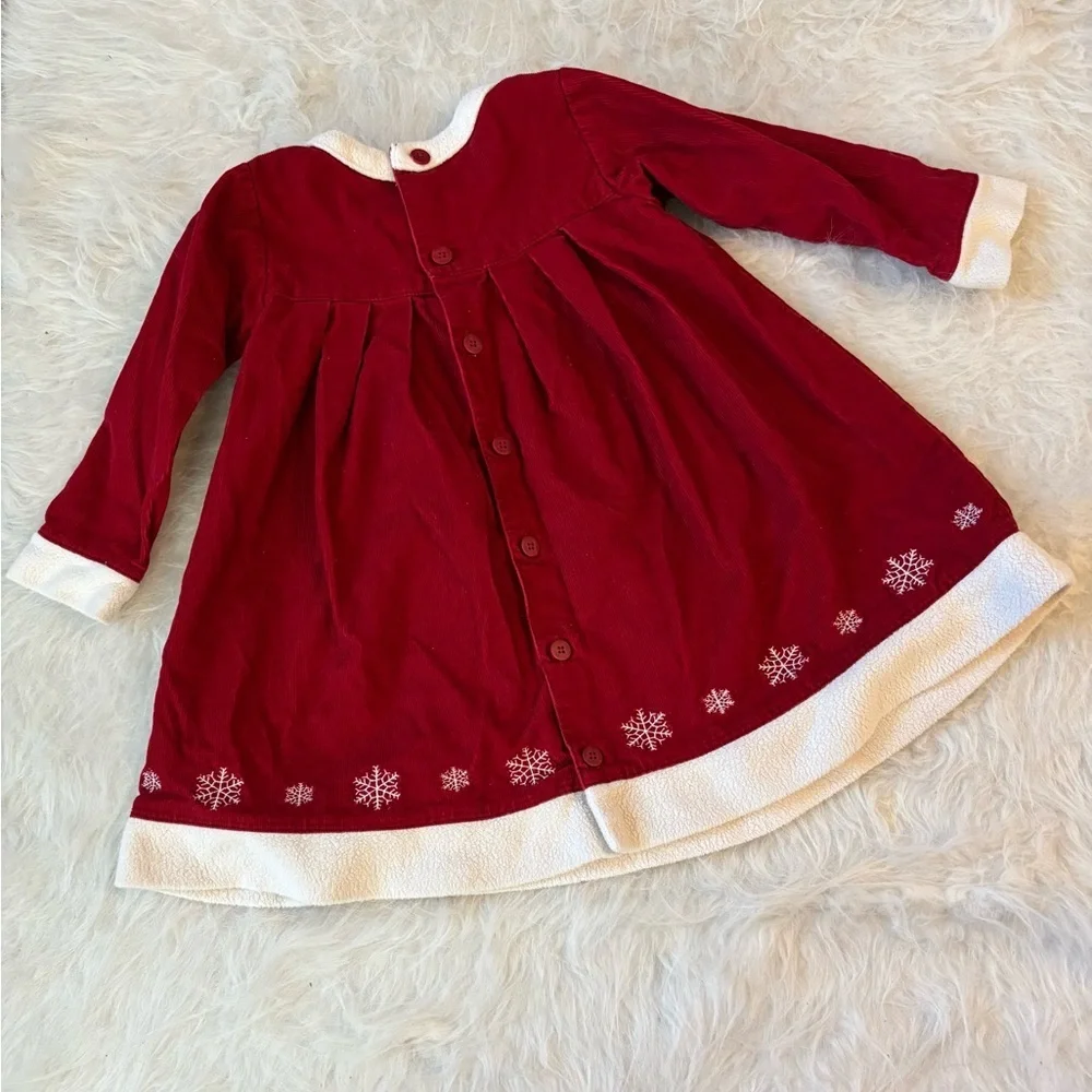 Hanna Andersson Festive Red and White Dress